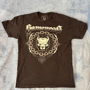 Black Gameness pitbull t-shirt Size L